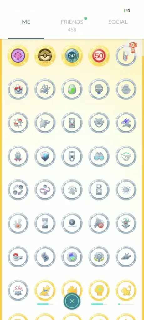 Pauil's Pokemon Badges - She Has Her Needed 50 Platinum Medals