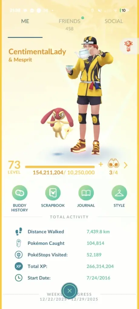 Pauli is Currently a Level 73, Slowly Working Towards 80